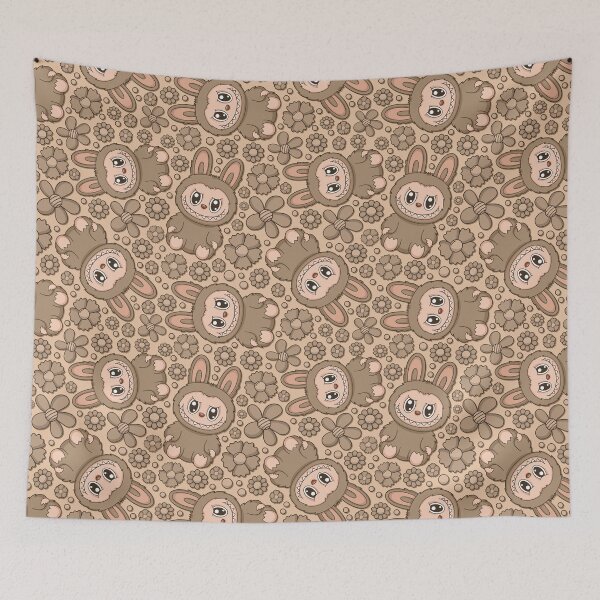 Item preview, Labubu Cute Monster Seamless Pattern designed and sold by Kubala Designs.