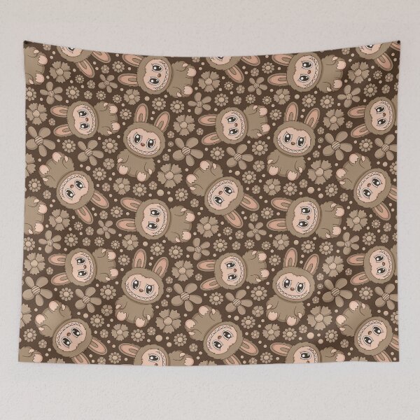 Item preview, Labubu Cute Monster Seamless Pattern designed and sold by Kubala Designs.