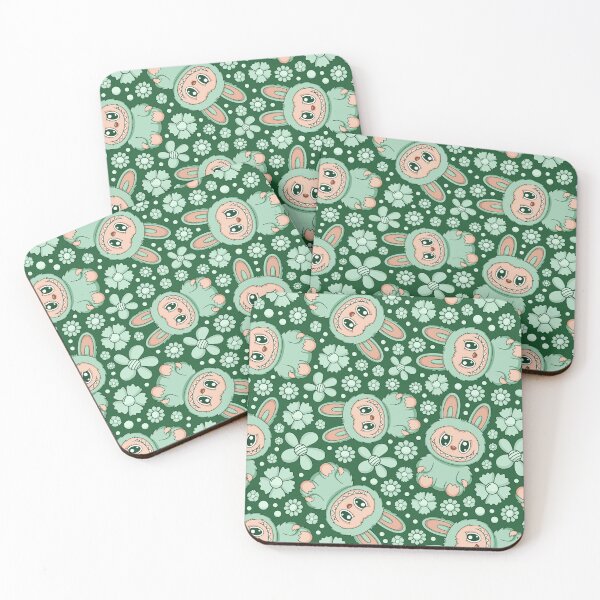 Item preview, Labubu Cute Monster Seamless Pattern designed and sold by Kubala Designs.