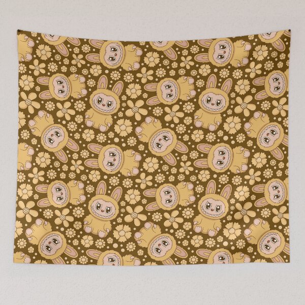 Item preview, Labubu Cute Monster Seamless Pattern designed and sold by Kubala Designs.