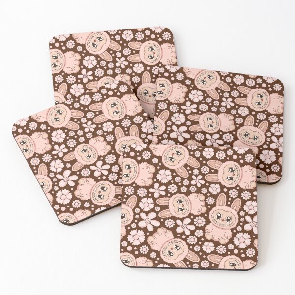 Item preview, Labubu Cute Monster Seamless Pattern designed and sold by Kubala Designs.