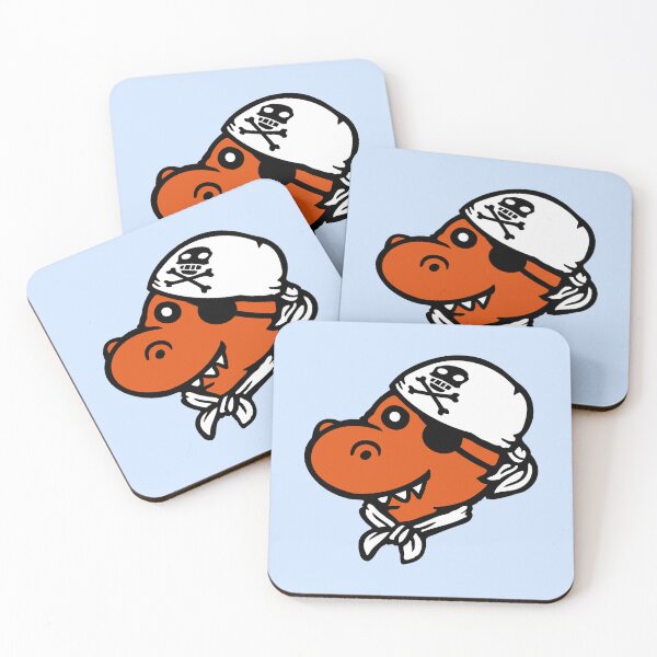 Item preview, Stegosaurus Pirate Sailor Crew Captain Sailer Buccaneer Dinosaur designed and sold by shirt-o-mat.