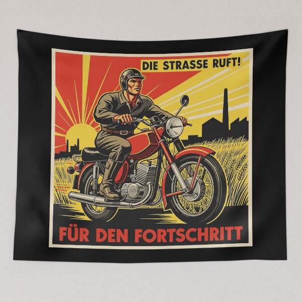 Item preview, The streets are calling! For progress. GDR poster designed and sold by hhh-art.
