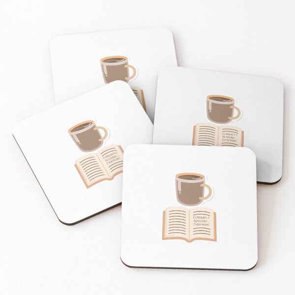 Item preview, Currently Reading… Everything – Cozy Book Tee designed and sold by Merch By Style.