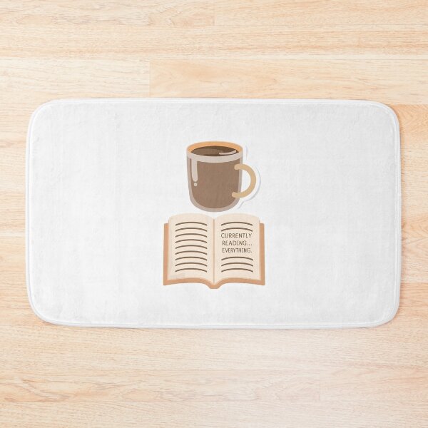 Item preview, Currently Reading… Everything – Cozy Book Tee designed and sold by Merch By Style.