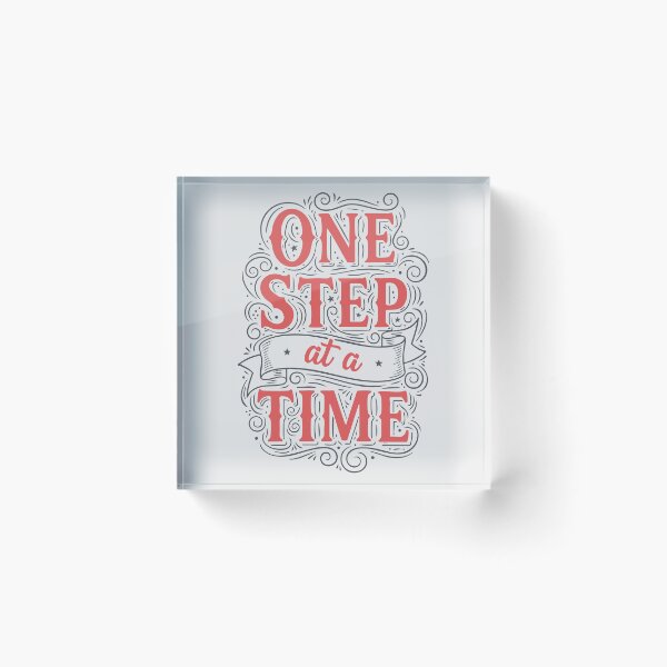 Item preview, One Step at a Time Motivational designed and sold by Changing Room.
