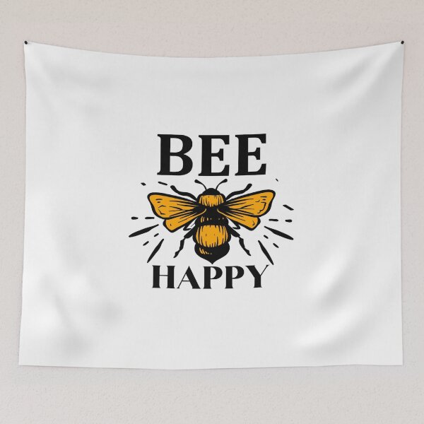 Item preview, Bee Happy Cheerful Bee designed and sold by artcultreone.