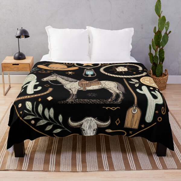 Item preview, Cutting Horse Collage – Vintage Western Rodeo Line Art Design designed and sold by VividOrganica.