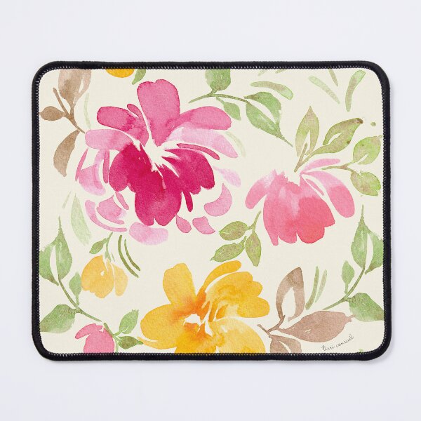 Item preview, Loose Watercolor Florals - Hand Painted - Pink and Yellow designed and sold by Terri Conrad.
