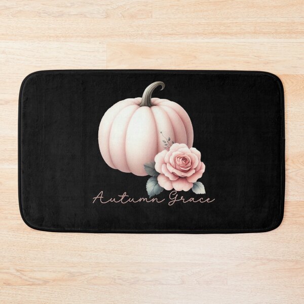Item preview, Autumn Grace – Pink Pumpkin with Rose and Script Lettering designed and sold by Illustrated Faith.