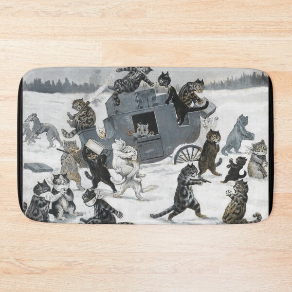 Item preview, Highway Robbery - Louis Wain designed and sold by forgottenbeauty.