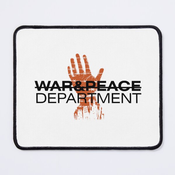 Item preview, WAR AND PEACE DEPARTMENT - GLOBAL ANTIWAR SYMBOL designed and sold by Everyday shop | Creativity first | Eastern Europe Style.