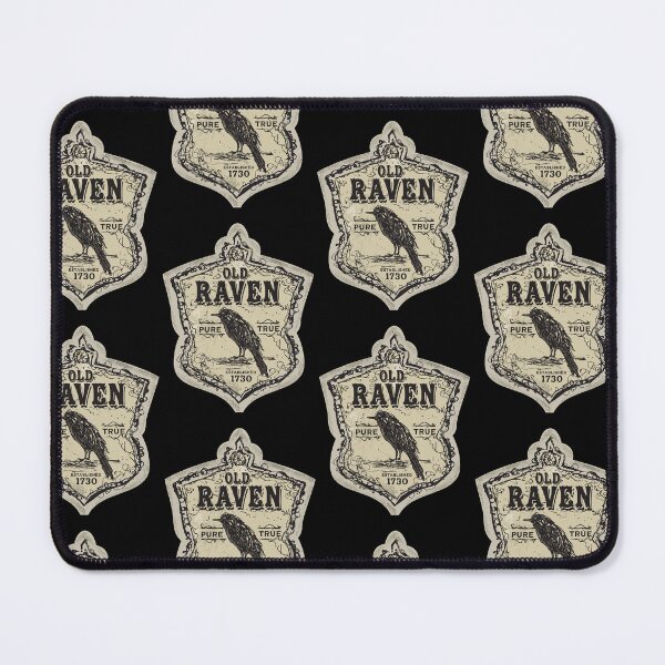 Item preview, Halloween Old Raven potion tonic bottle label design very rough and textured designed and sold by Jdawnink.