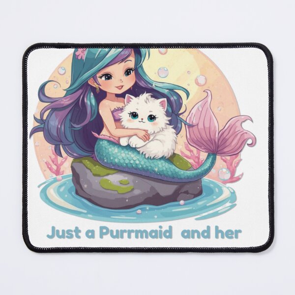Item preview, Purrmaid (mermaid with cat)Just a Mermaid and her purr-fect friend designed and sold by Purrmaid & Friends.