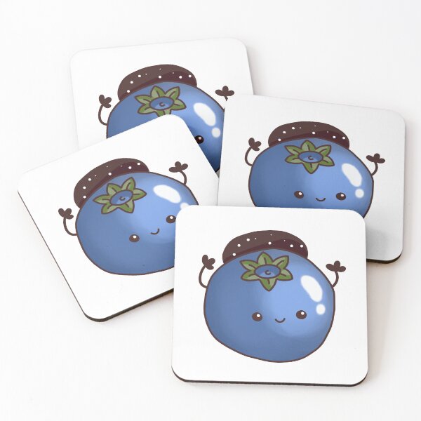 Item preview, Cute smiling BLUEBERRY cartoon art designed and sold by Jagyasini Singh.
