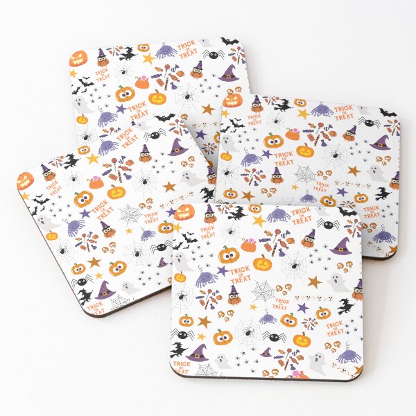 Item preview, Cute Halloween Pattern – Trick or Treat Fun designed and sold by Abwer.