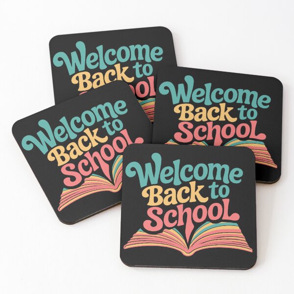 Item preview,   WELCOME BACK TO SCHOOL -TEXT -  TYPOGRAPHY - BOOK -COLORFUL designed and sold by Gihan-Design.