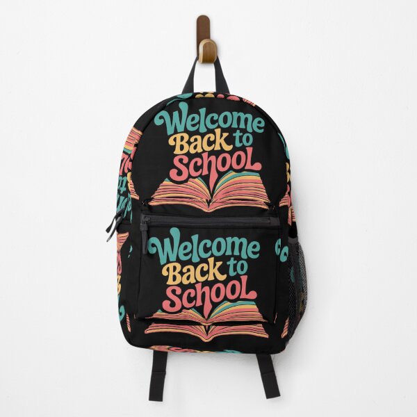 Item preview,   WELCOME BACK TO SCHOOL -TEXT -  TYPOGRAPHY - BOOK -COLORFUL designed and sold by Gihan-Design.