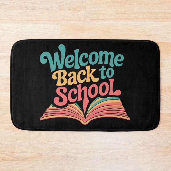 Item preview,   WELCOME BACK TO SCHOOL -TEXT -  TYPOGRAPHY - BOOK -COLORFUL designed and sold by Gihan-Design.