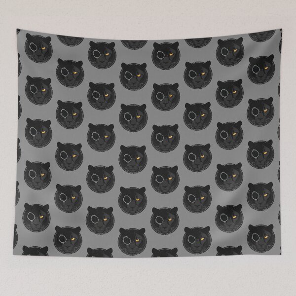 Item preview, One Eyed Black Panther Artwork For Animal Lovers designed and sold by Shoot-The-Moon.