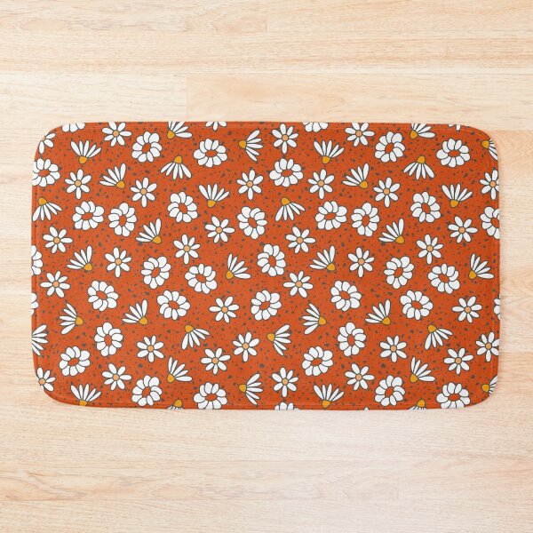 Item preview, Retro Groovy Daisy Flowers Pattern designed and sold by Farissa Designs.
