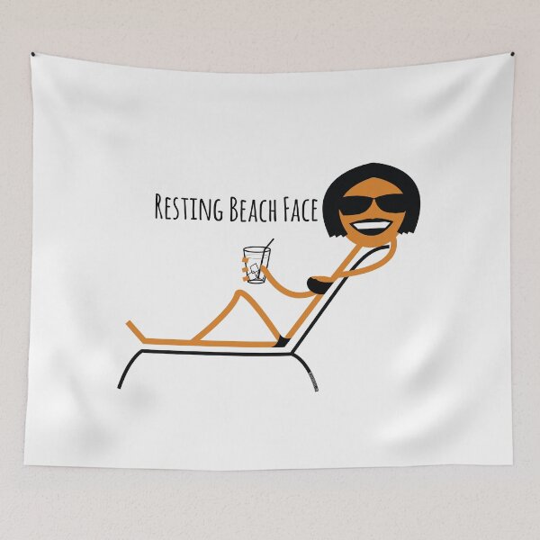 Item preview, Resting Beach Face designed and sold by Tothziens.