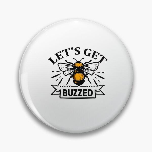 Item preview, Let’s Get Buzzed Funny Bee designed and sold by artcultreone.