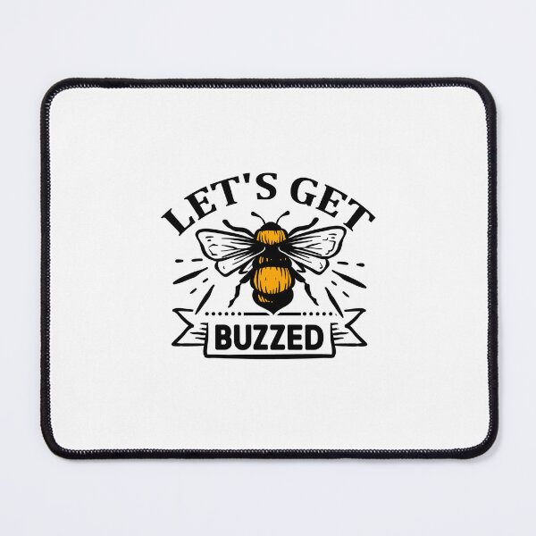 Item preview, Let’s Get Buzzed Funny Bee designed and sold by artcultreone.