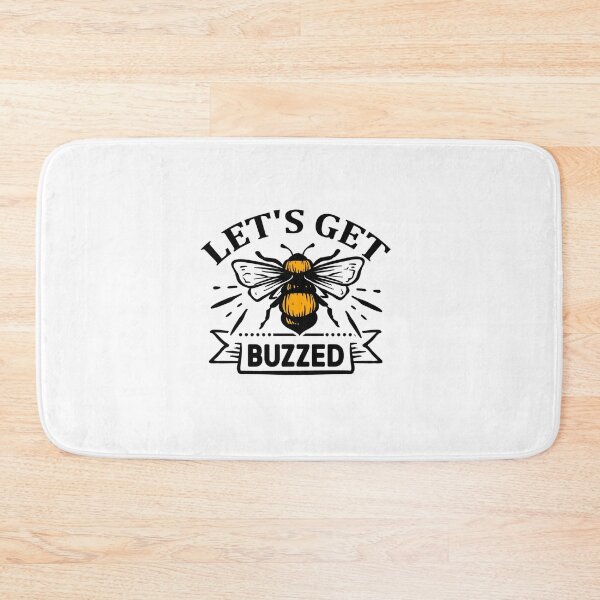 Item preview, Let’s Get Buzzed Funny Bee designed and sold by artcultreone.