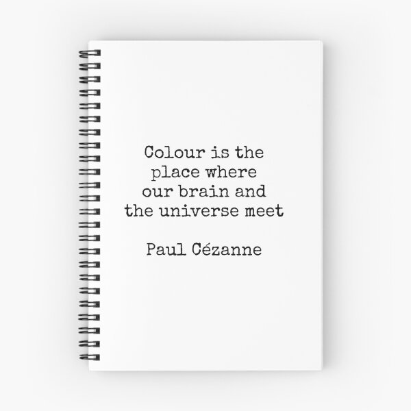 Item preview, Colour is the place where our brain and the universe meet - Paul Cezanne quote designed and sold by Inspirationmotivation.