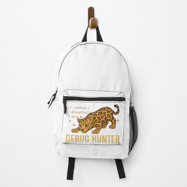 Item preview, Debug Hunter – Nerd & Programmer Leopard Design designed and sold by DebuggedDressed.