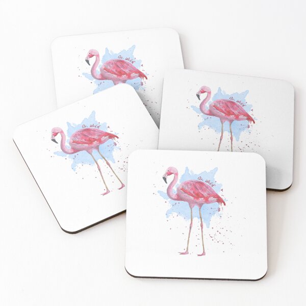 Item preview, Elegant Watercolor Flamingo Art designed and sold by ChicePasse.