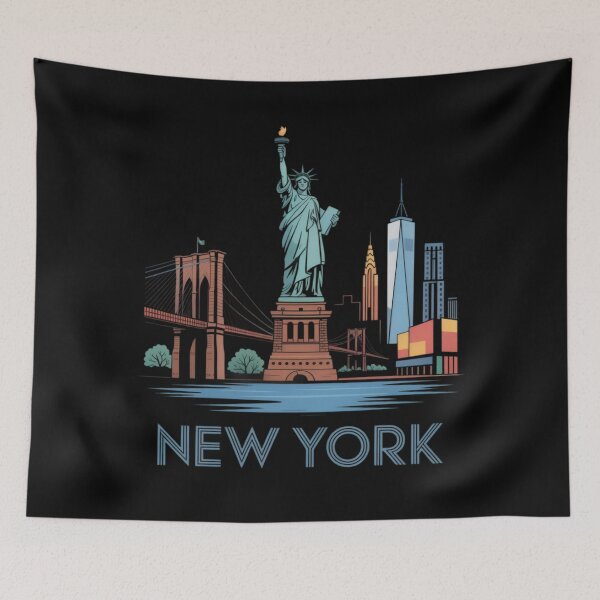 Item preview, New York City Skyline Statue of Liberty Travel Souvenir designed and sold by robyclub.