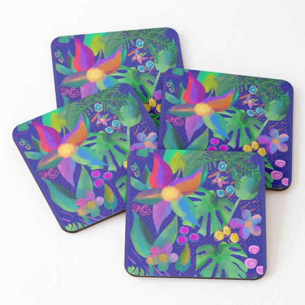 Item preview, Colorful Leafy Jungle  designed and sold by cascadiacreator.