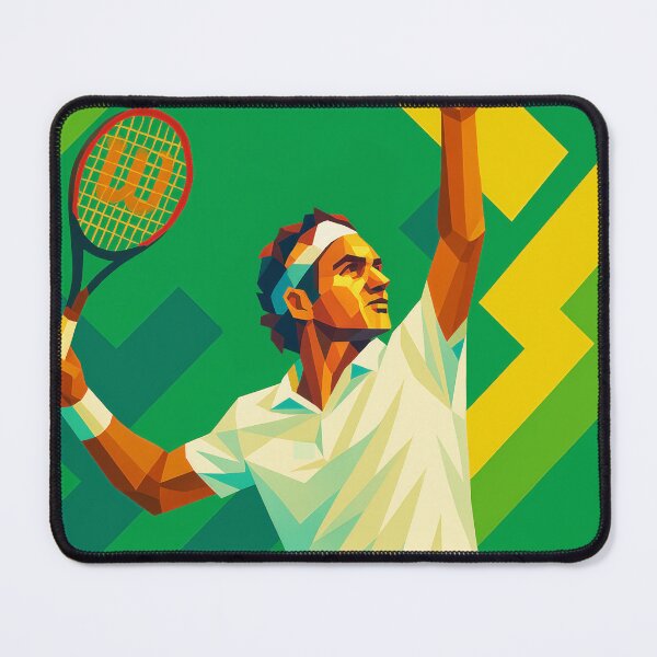 Item preview, Tennis Icon Low Poly Vector Art designed and sold by kakarikihill.