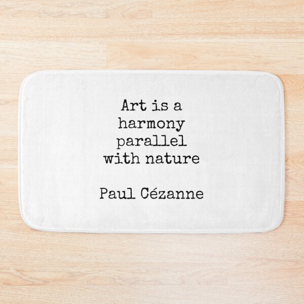Item preview, Art is a harmony parallel with nature - Paul Cezanne quote designed and sold by Inspirationmotivation.
