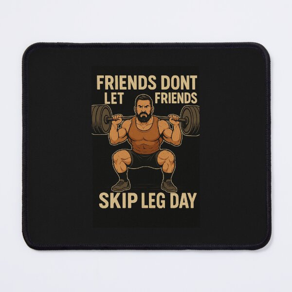 Item preview, "Friends don’t let friends skip leg day designed and sold by RiggsBubble.