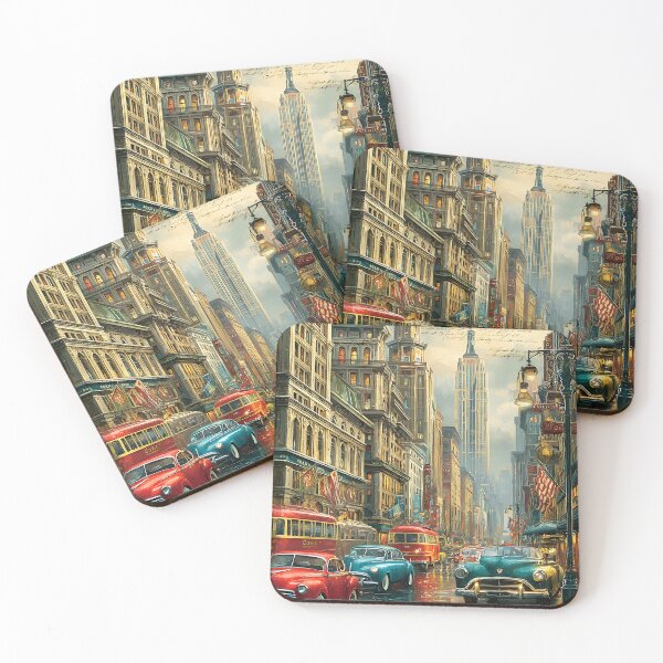 Item preview, A Vintage travel poster of New York City’s Iconic Skyline designed and sold by Artessie.