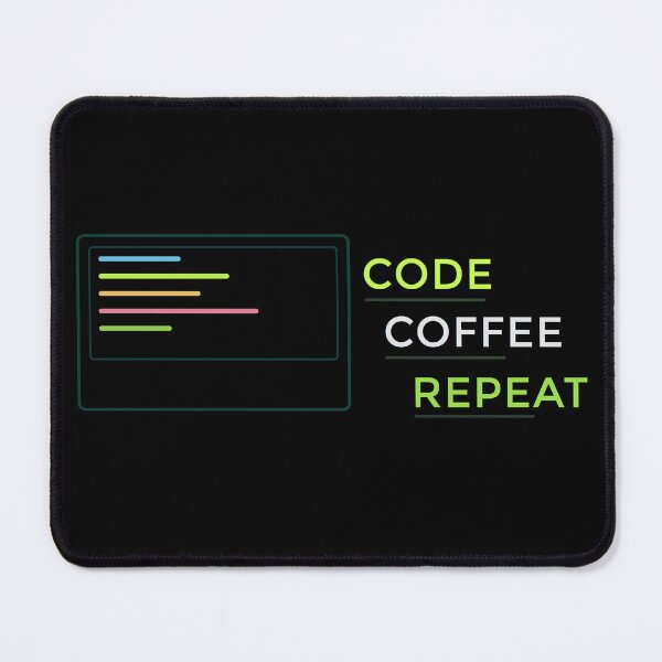 Item preview, Code Coffee Repeat designed and sold by SkynetV5.