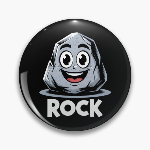 Artikelvorschau, Lustiges Rock-Cartoon-T-Shirt – Niedliches lächelndes Stein-Charakter-Design entworfen und verkauft von Serbin.
