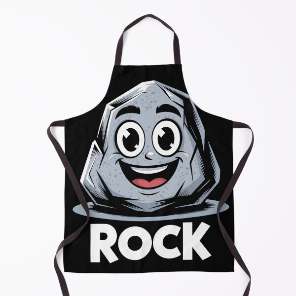 Item preview, Funny Rock Cartoon T-Shirt – Cute Smiling Stone Character Design designed and sold by Serbin.