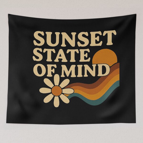 Item preview, Sunset State of Mind – Retro Sunset & Chill Vibes designed and sold by Design_Your_Day.
