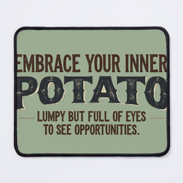 Item preview, Embrace your Inner Potato designed and sold by SpaceFrisbee.