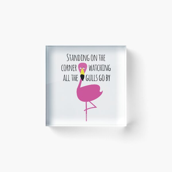 Item preview, A birdwatching flamingo designed and sold by Tothziens.