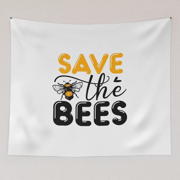 Item preview, Save The Bees Conservation Message designed and sold by artcultreone.