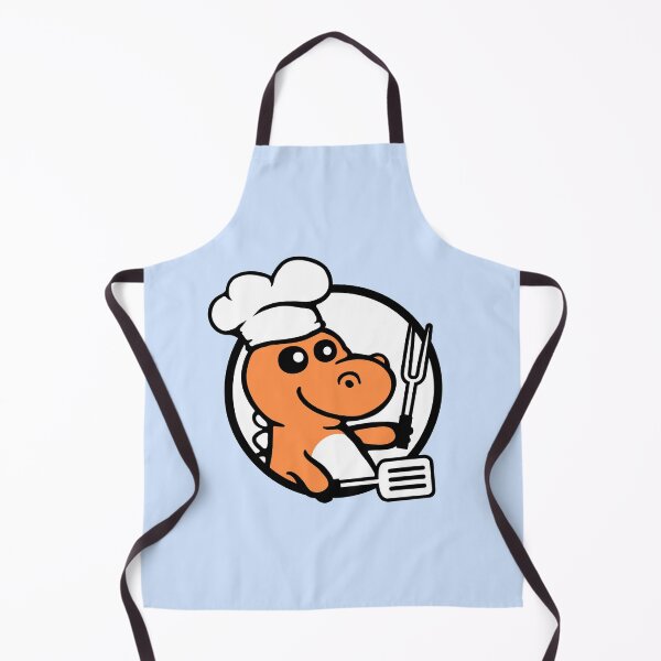 Item preview, Dino BBQ Barbecue Chef's Hat Cook Cooking Kitchen designed and sold by shirt-o-mat.