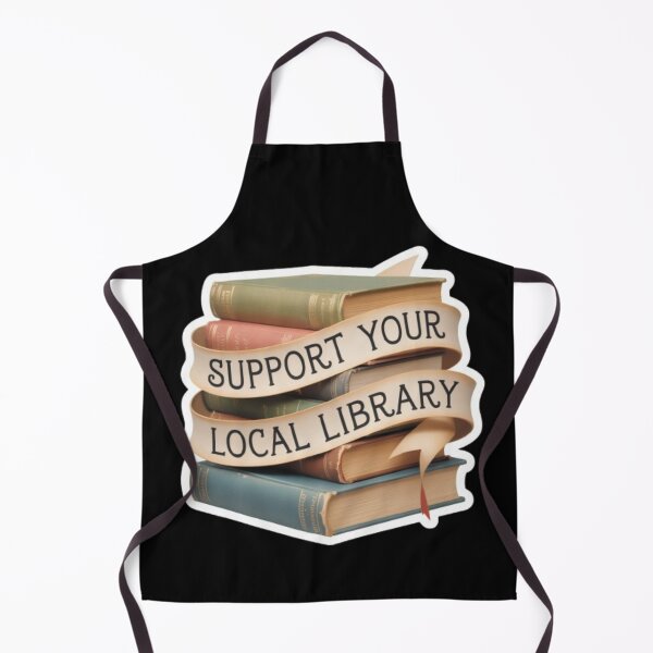 Item preview, Support Your Local Library Books Reading Librarian Bookshelf 002 designed and sold by sadedream.