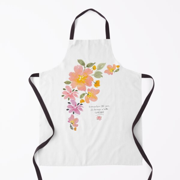 Item preview, Bright Hand Painted Loose Watercolor Florals with Quote designed and sold by Terri Conrad.