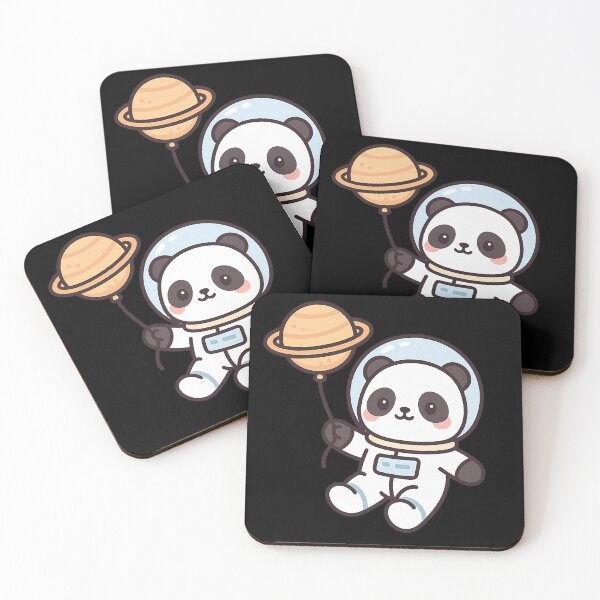 Item preview, Panda astronaut holding a planet baloon designed and sold by kyokugen.
