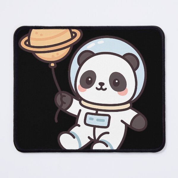 Item preview, Panda astronaut holding a planet baloon designed and sold by kyokugen.